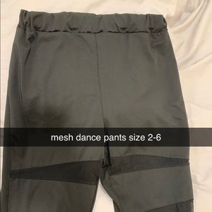 mesh dance pants